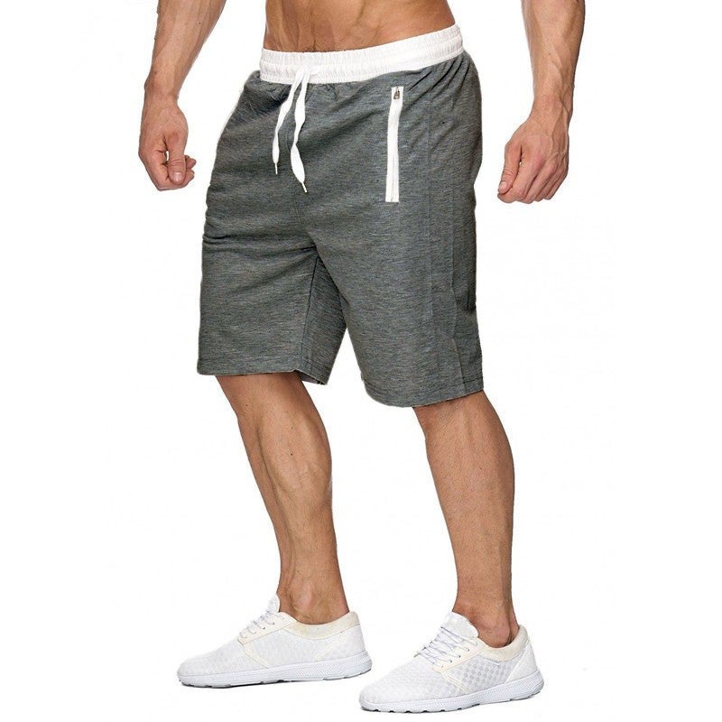 Shopee Summer Cotton And Linen Lace-Up Men'S Casual Shorts Carhartt Casual Pants - Image 3