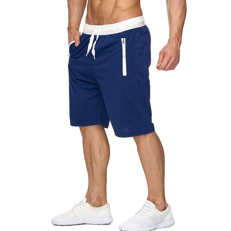Shopee Summer Cotton And Linen Lace-Up Men'S Casual Shorts Carhartt Casual Pants - Image 2