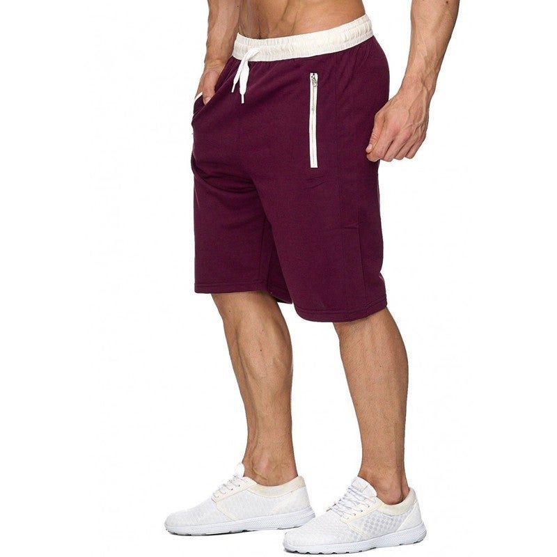 Shopee Summer Cotton And Linen Lace-Up Men'S Casual Shorts Carhartt Casual Pants - Image 4