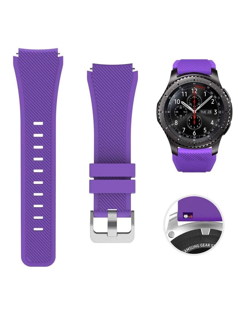 Soft Silicone Watch Band Compatible With Samsung Galaxy Watch 3 Gear S3 Frontier Amazfit Bip/Active Huawei Watch Gt 2/2E Bracelet - Image 1