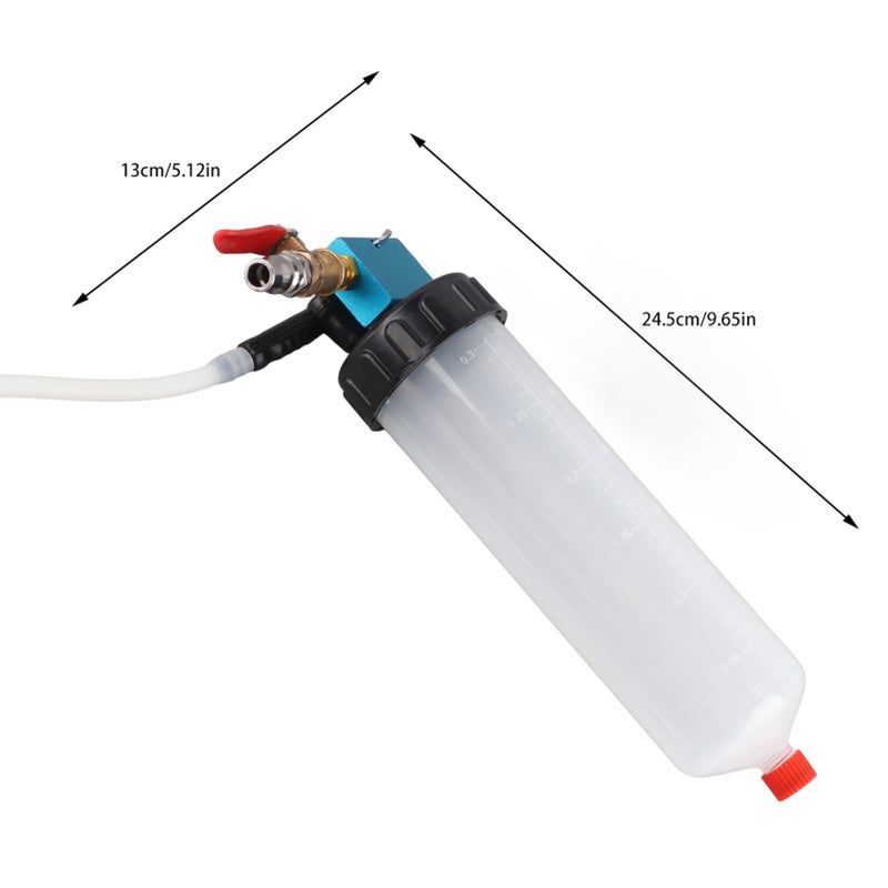 Automotive Pumping Oil Kit: White, Easy To Operate, Highly Flexible Acid-Alkali Resistant Transparent Hose - Clean Environmentally Friendly Drain Kit for Cars, Trucks, Engineering Vehicles - Image 2