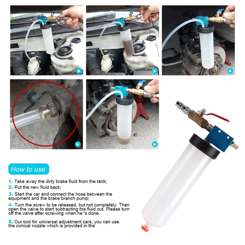 Automotive Pumping Oil Kit: White, Easy To Operate, Highly Flexible Acid-Alkali Resistant Transparent Hose - Clean Environmentally Friendly Drain Kit for Cars, Trucks, Engineering Vehicles - Image 5