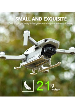 ماركة غير محددة جهاز إنارة الهبوط LED لطائرات DJI Mini 2 / Mini SE / Mavic Mini، حامل ثلاثي قابل للطي مع ضوء دليل الطيران الليلي، ملحق حماية لتوسيع الطائرة (ضوء أصفر)  - Image 4