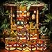 Janlaugh 8 Pcs Tiki Totem Box Decor with Light Luau Party Decorations for Hawaiian Birthday Party Tropical Aloha Decor 984 x 709 Tiki Lighted Gift Boxes for Garden Patio Porch Outdoor Decor - Image 3
