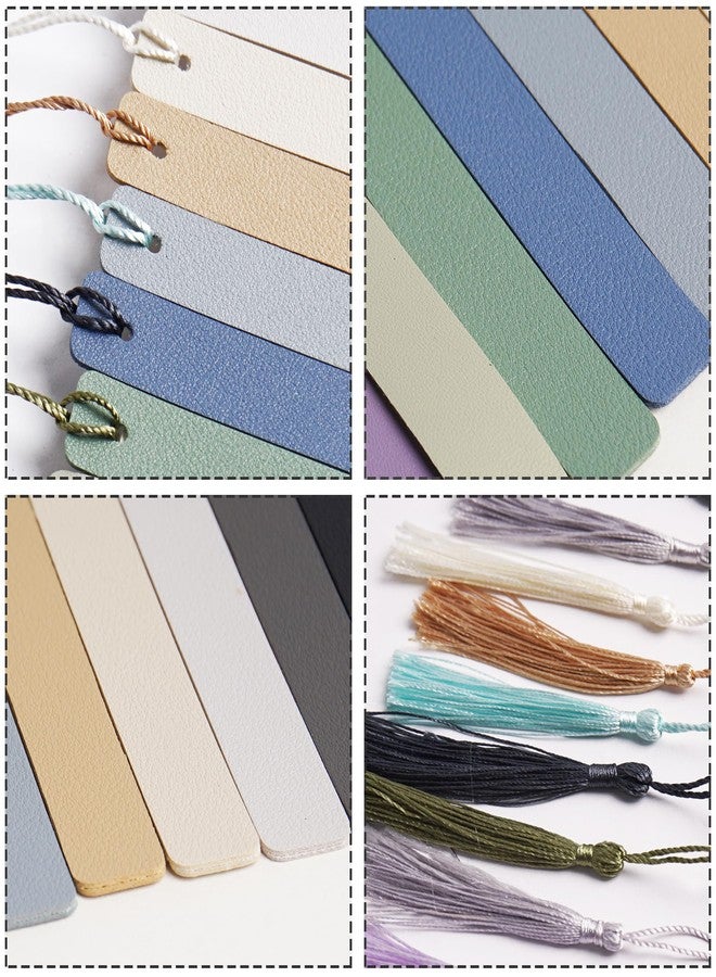 Haecsfl 12 Pcs Pastel Leather Bookmarks Colorful for Women Students Teachers Book Lovers Reading Supplies(12colors3) - Image 4
