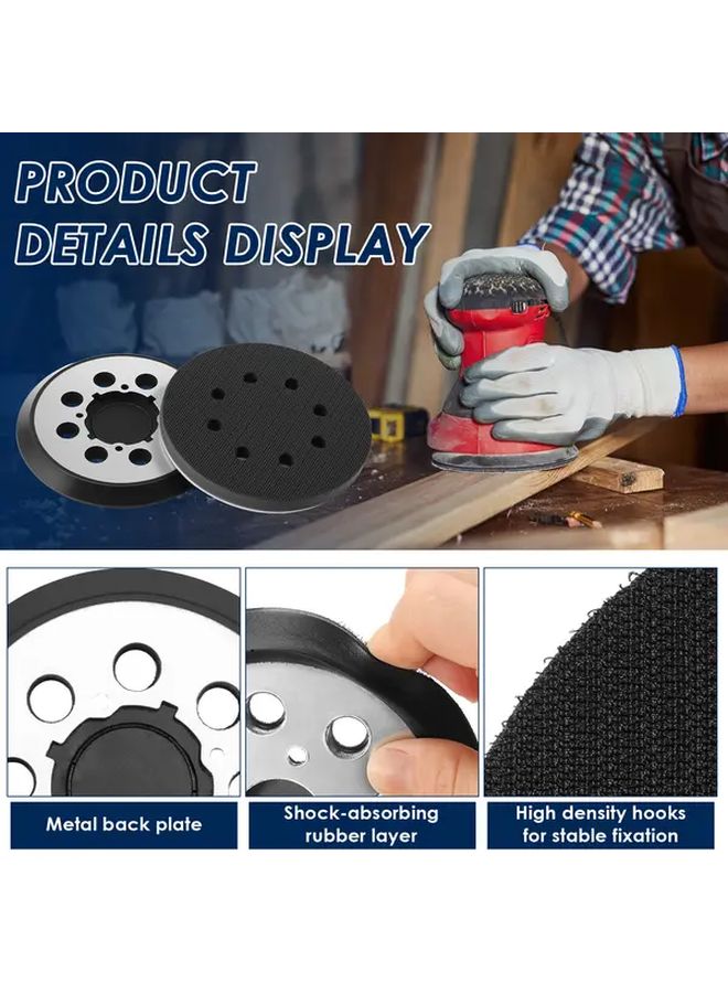 63pcs Hook Loop Sanding Pads 60 Discs For Dewalt DWE6423 DWE6421 DCW210B Sander - Image 5