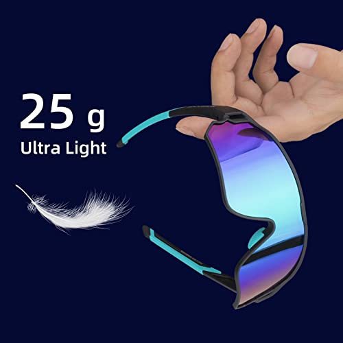 ROCKBROS Polarized Sunglasses UV Protection for Women Men Cycling Sunglasses, Green, Standard - Image 5