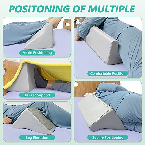 Mistuki Bedsore Pressure Relief Pillow Treatment for Elderly Bed Sores Buttocks Wedge Post Surgery Ulcer Prevention Medical Positioning Pad Bedridden Patient Turning Incline Pillow Foam Cushion - Image 5