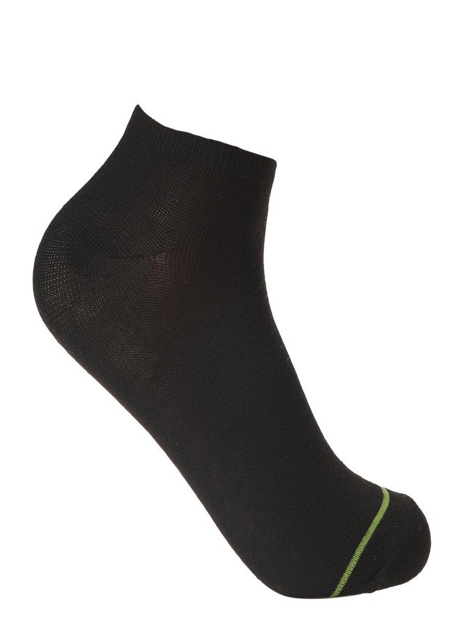 Steve Madden Women's 6, 8 and 10 Pairs Low Cut Sneaker Workout Running Sport Socks - Ankle Socks for Women, Black 2 (10 PK) - Image 3