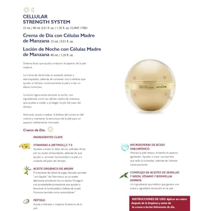 Terramar - Day Cream and Night Lotion with Apple Stem Cells - Hydrating Anti-Aging System for Mature Skin – Improves Texture, Firmness, and Luminosity - Image 3