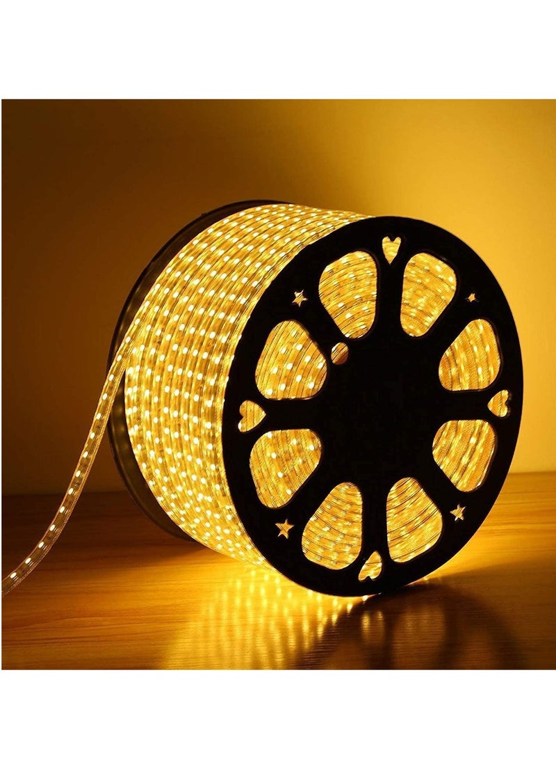 RACO LED Strip Light Plug & Play, 9W AC LED Rope Light Flexible for Indoor & Outdoor Decor Warm White-4000k 2Meter  - Image 1