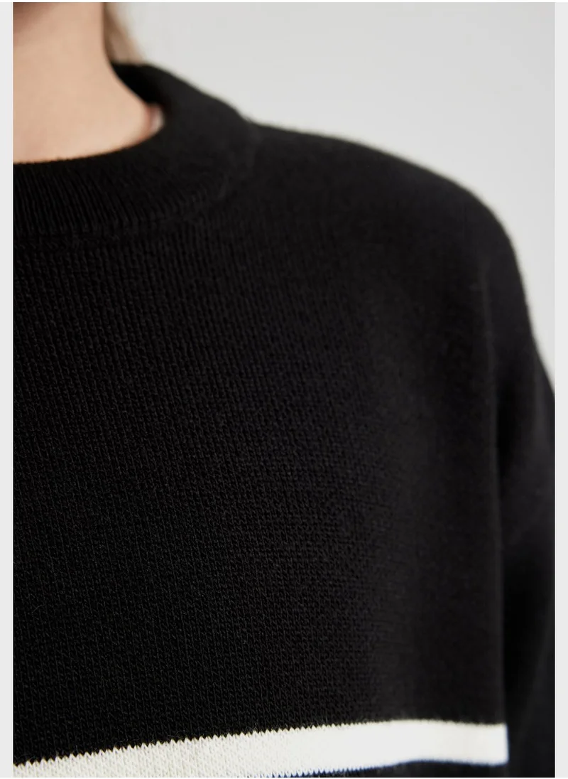 DeFacto Kids Stripe Knitted Sweater
