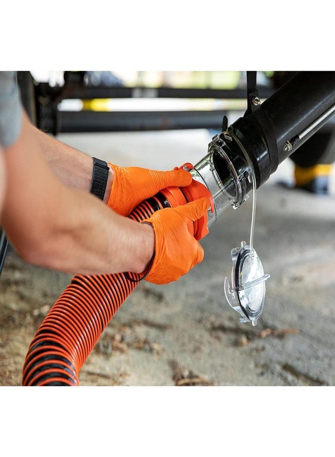 Camco RhinoEXTREME 10-Foot Sewer Hose Kit for Camper & RV - Crush Resistant TPE Technology - Pre-Attached Rhino Swivel Fittings for Secure Connection - Heavy Duty (39854) - Image 2