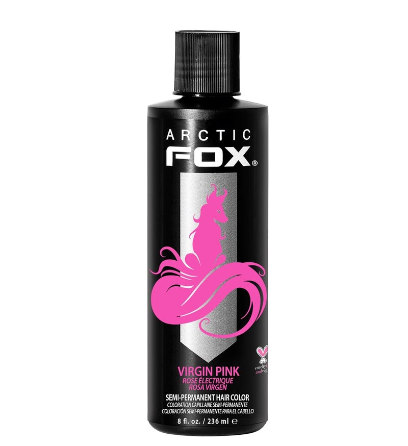 ARCTIC FOX Vegan and CrueltyFree SemiPermanent Hair Color Dye 8 Fl Oz VIRGIN PINK