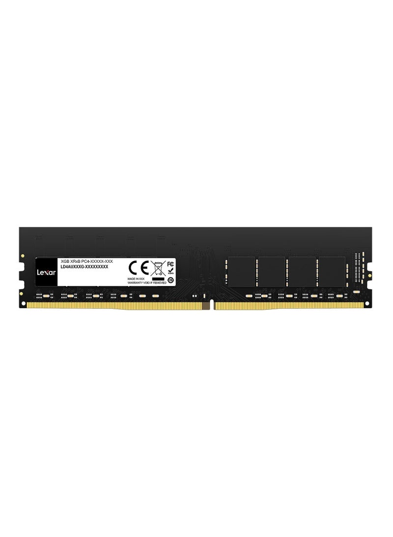 Lexar 16GB DRAM, DDR4 3200 MHz UDIMM Desktop Memory For Everyday Users, Performance Upgrade LD4AU016G-B3200GSST Black - Image 1
