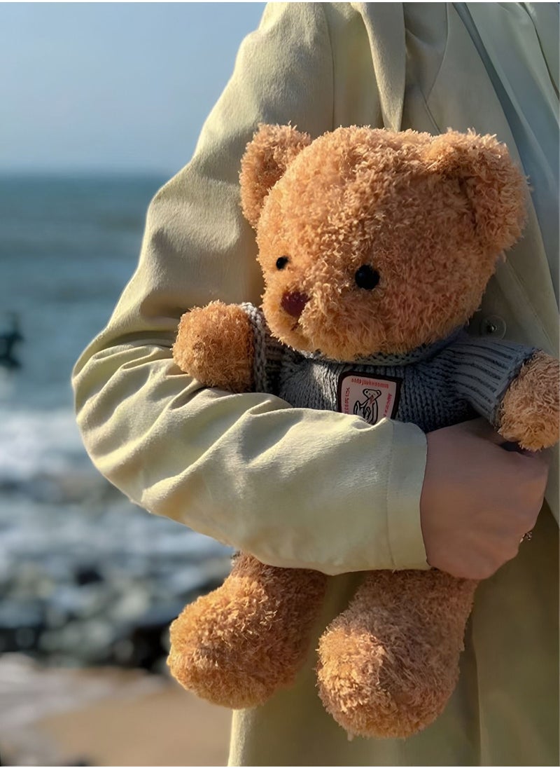 GROIC - 30CM Teddy Bear Stuffed Animal Plush Bear with Sweater, Lovely Plushies for Animal Themed Parties,Children's Companion Toy - Image 1