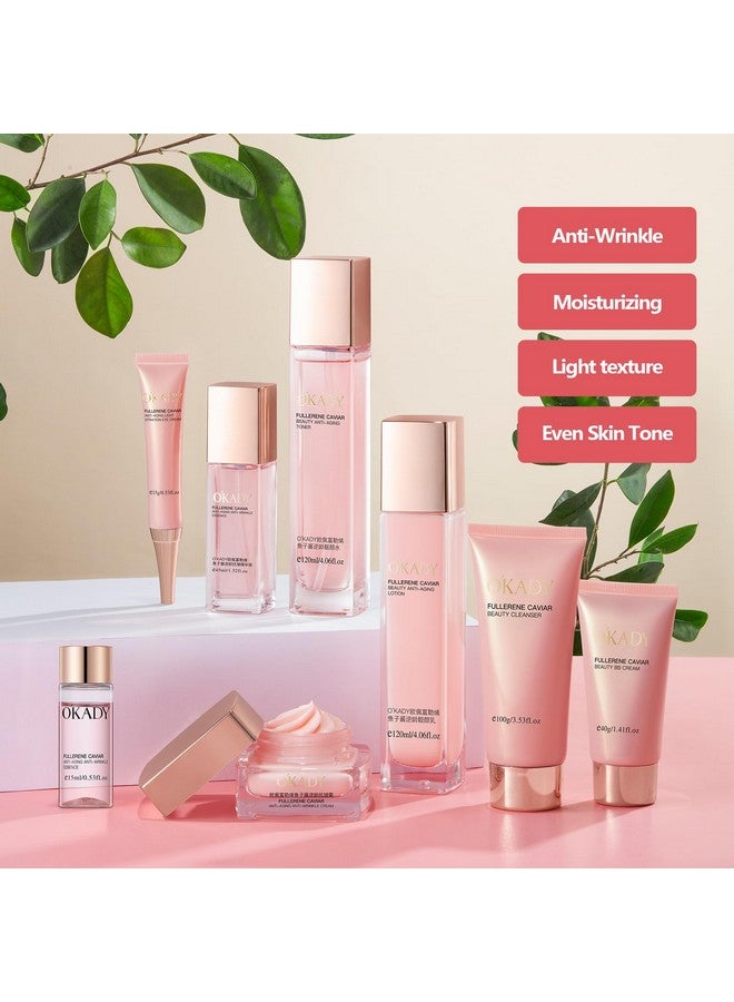 ايه اي اس تي اتش تي ايه ان واي مجموعة العناية بالبشرة المضادة للشيخوخة من AESTHTANY للنساء، مرطبة ومجددة، للعناية بالبشرة، روتين يومي للعناية بالبشرة (10 قطع) - Image 2