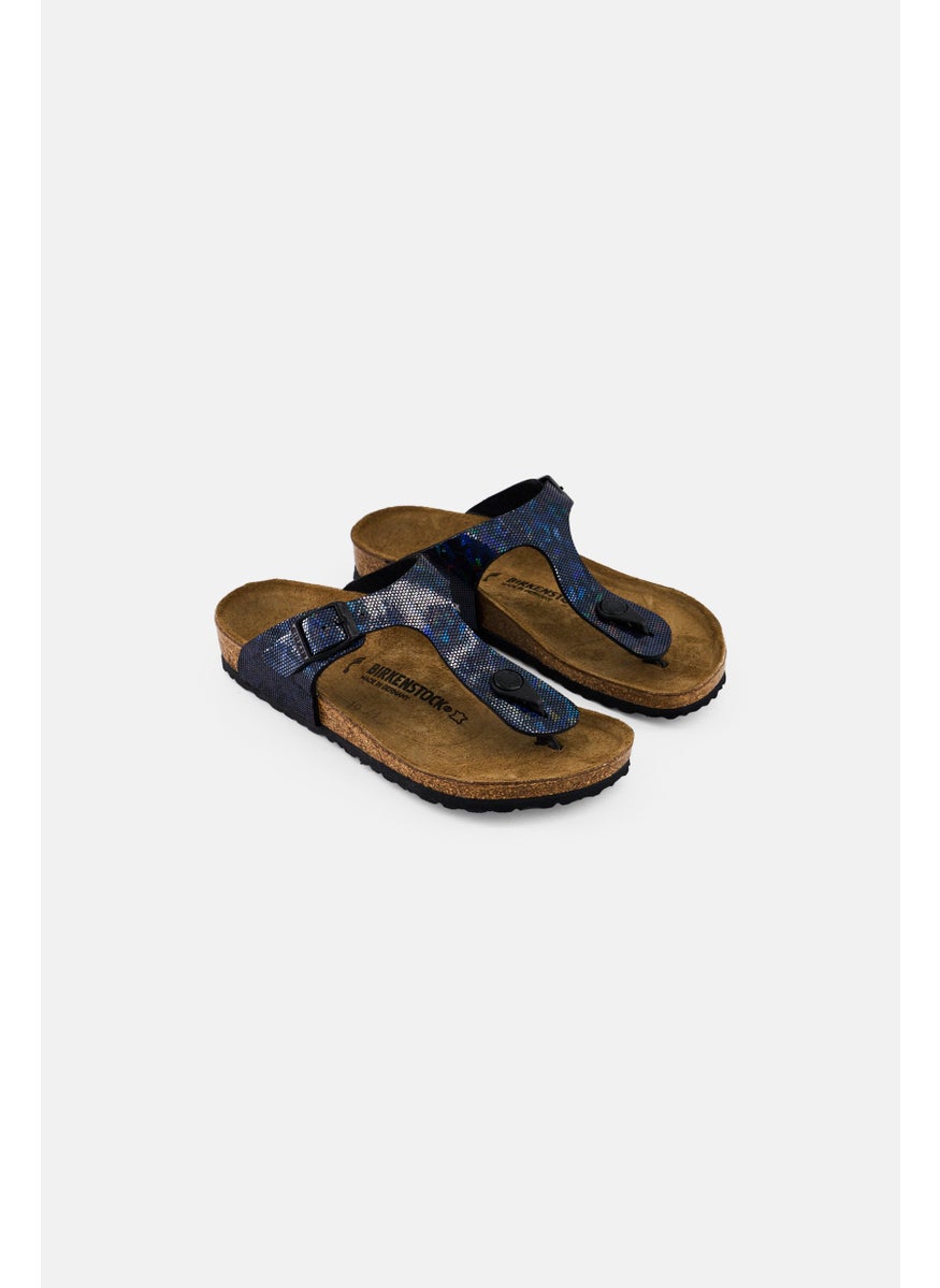 BIRKENSTOCK Kids Girl Slip On Cork Sandals, Multicolor  - Image 1