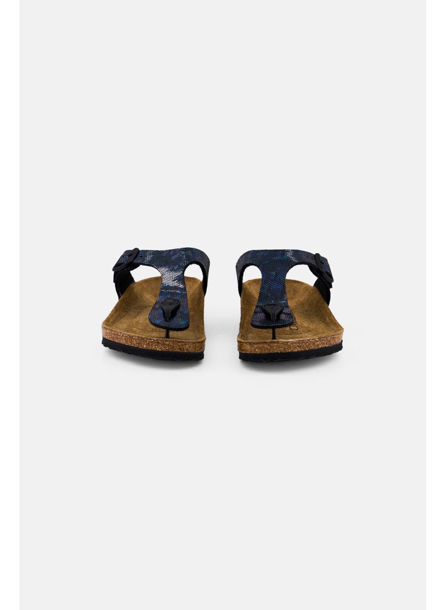 BIRKENSTOCK Kids Girl Slip On Cork Sandals, Multicolor  - Image 2