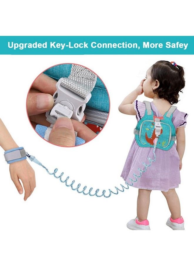 Toddler Harness Leash + Anti Lost Wrist Link Accmor Dinosaur Baby Harnesses With Kids Leashes For Boys Cute Child Walking Antilost Holder Bracelet Strap Tether For Outdoor Keep Kid Close (Blue) - pzsku/ZFC36C70140198E7B3D72Z/45/_/1688971336/65e01fec-5ee1-4b0e-bb83-36076ead59a8