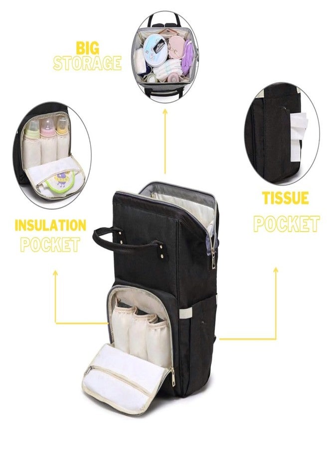 THE MAXIMUS Maximus Stylish Babies Diaper Bags for Mothers - Economical Version|6 Month Warranty (Black) - Image 4