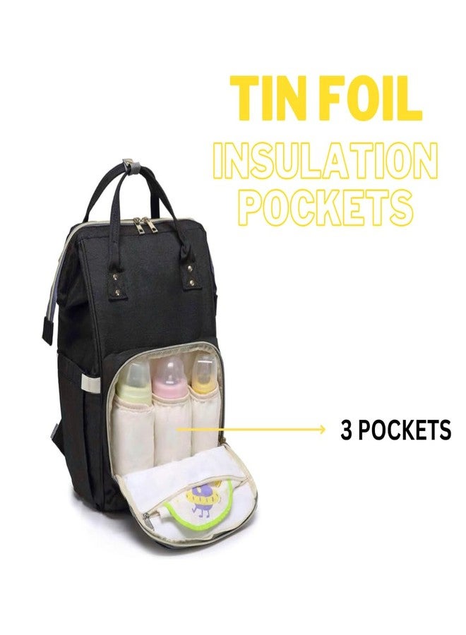 THE MAXIMUS Maximus Stylish Babies Diaper Bags for Mothers - Economical Version|6 Month Warranty (Black) - Image 2