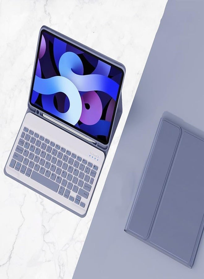 General Keyboard Case for IPad 11th Generation (A16) 11 Inch 2025 with Pen Slot Smart Bluetooth Removable Keyboard Case Supports Multi viewing Angle Bracket  - Image 1