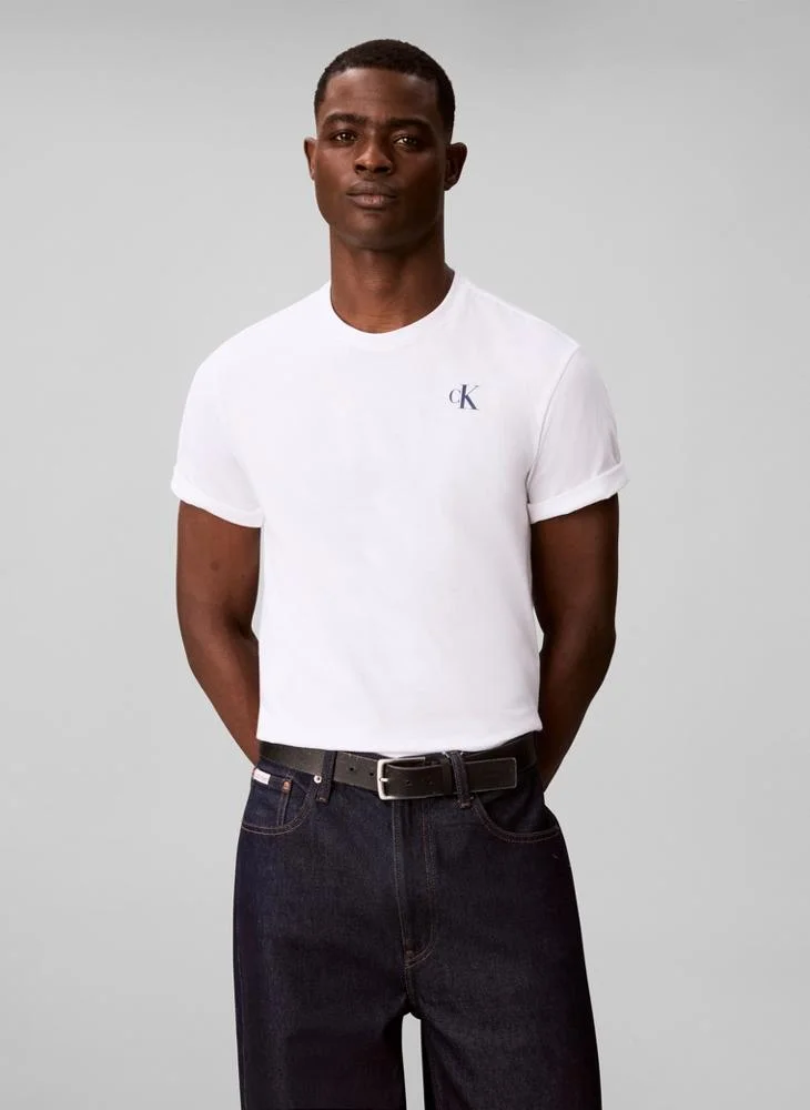 Back Logo Graphic Crew Neck T-Shirt
