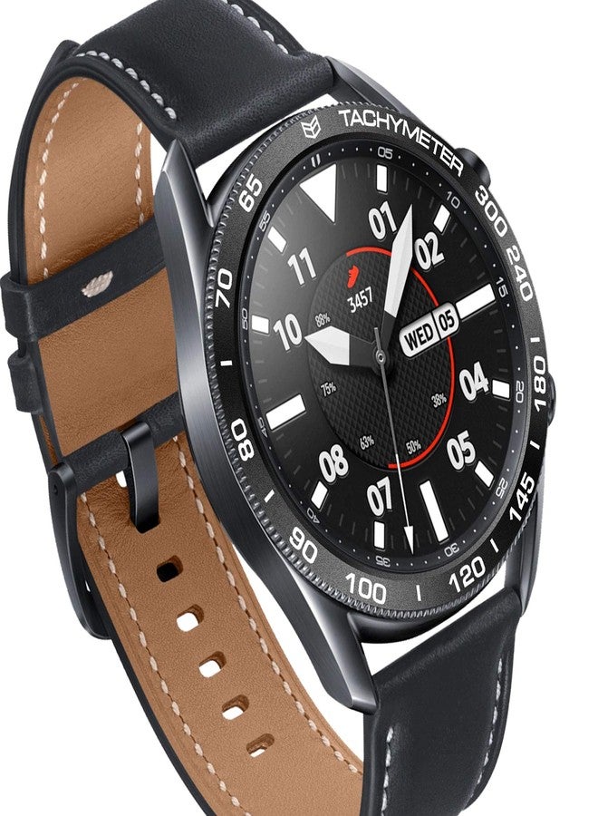 BaiHui Bezels Compatible Galaxy Watch 3 45mm Bezel Ring Adhesive Cover - Aluminum Metal Anti Scratch Protection for Galaxy Watch 3 45mm Accessory - Image 3