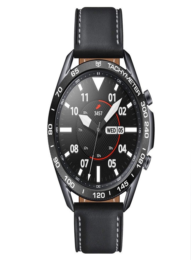 BaiHui Bezels Compatible Galaxy Watch 3 45mm Bezel Ring Adhesive Cover - Aluminum Metal Anti Scratch Protection for Galaxy Watch 3 45mm Accessory - Image 2