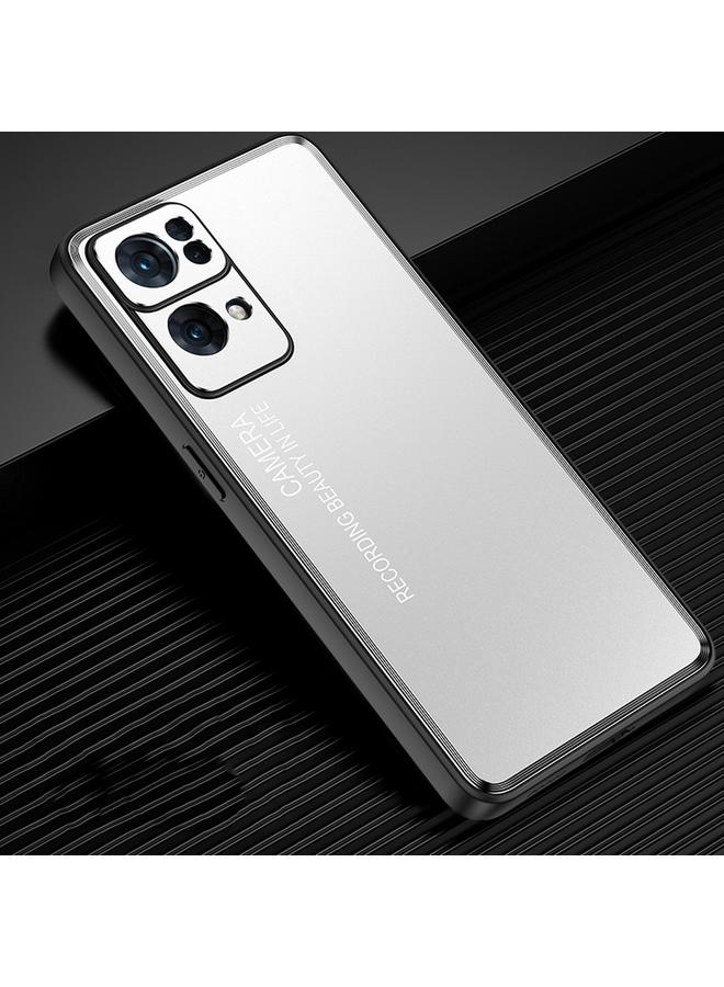 erorex Case For OPPO Reno7 Pro Frosted Metal Phone Case - Image 1