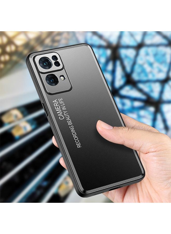 erorex Case For OPPO Reno7 Pro Frosted Metal Phone Case - Image 2