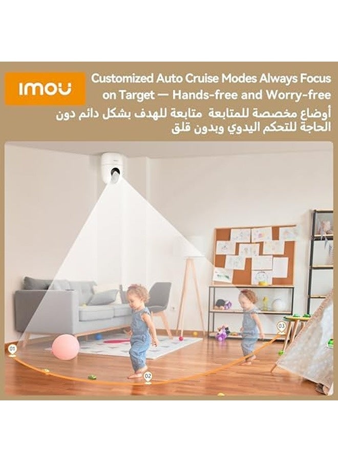 ايمو كاميرا Ranger 2C Pro بدقة 5 ميجابكسل (3K UHD)، اتصال Wi-Fi 6 مزدوج النطاق (2.4 و5 جيجاهرتز)، زر نداء بلمسة واحدة، اكتشاف الأشخاص بالذكاء الاصطناعي، تنبيهات حركة وصوت، صوت ثنائي الاتجاه، رؤية ليلية، متوافقة مع Alexa - Image 4