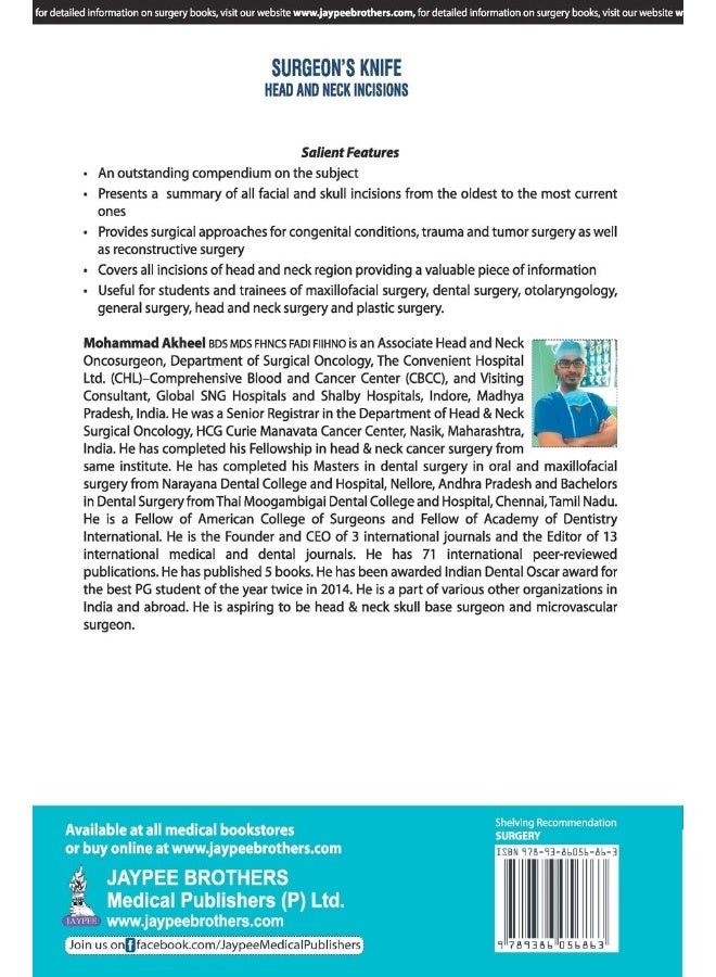 Surgeon's Knife: Head & Neck Incisions - Image 2