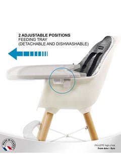 Nania 2 In 1 Paulette Highchair With Reversible Cushion - Typo  - Image 5