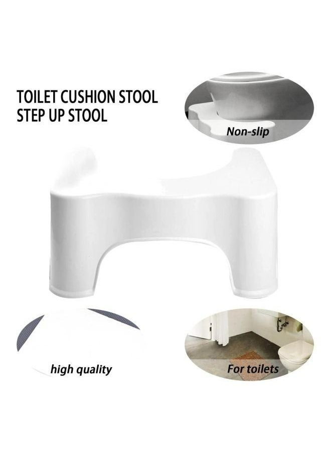 Faller Polypropylene Toilet Stool White 28x44.5x21centimeter  - Image 2