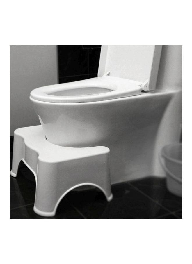 Faller Polypropylene Toilet Stool White 28x44.5x21centimeter  - Image 3