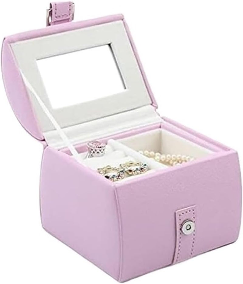 Jewelry Box Simple Double Layer Jewelry Storage Box Large Capacity Earrings Rings Jewelry Organizer,1 - Image 1