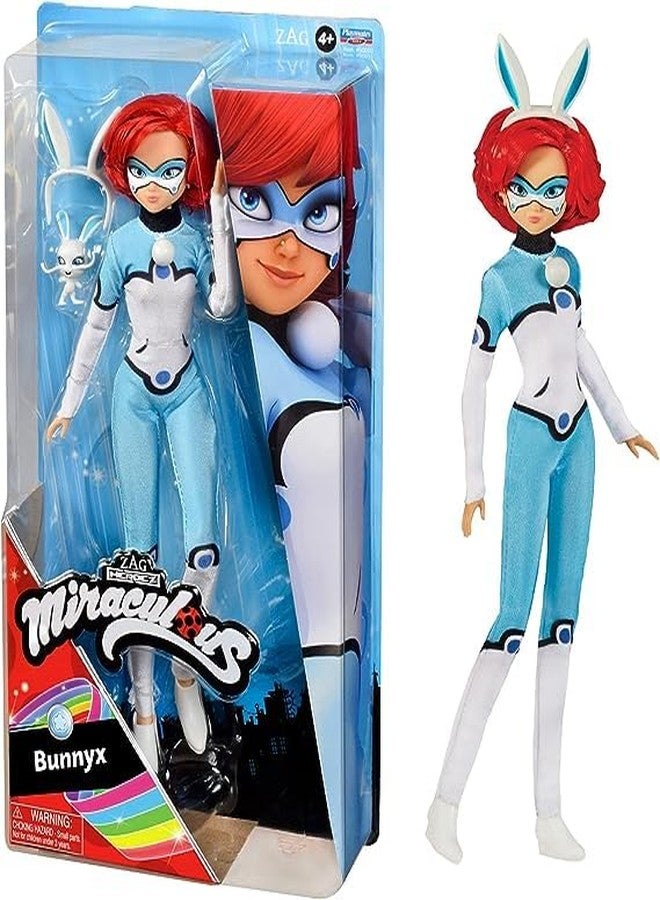 Bandai Miraculous Ladybug and Cat Noir Toys Bunnyx Fashion Doll | Articulated 26cm Doll with Accessories Kwami | Alix Superhero Figurine | Bandai Dolls Range - Image 5