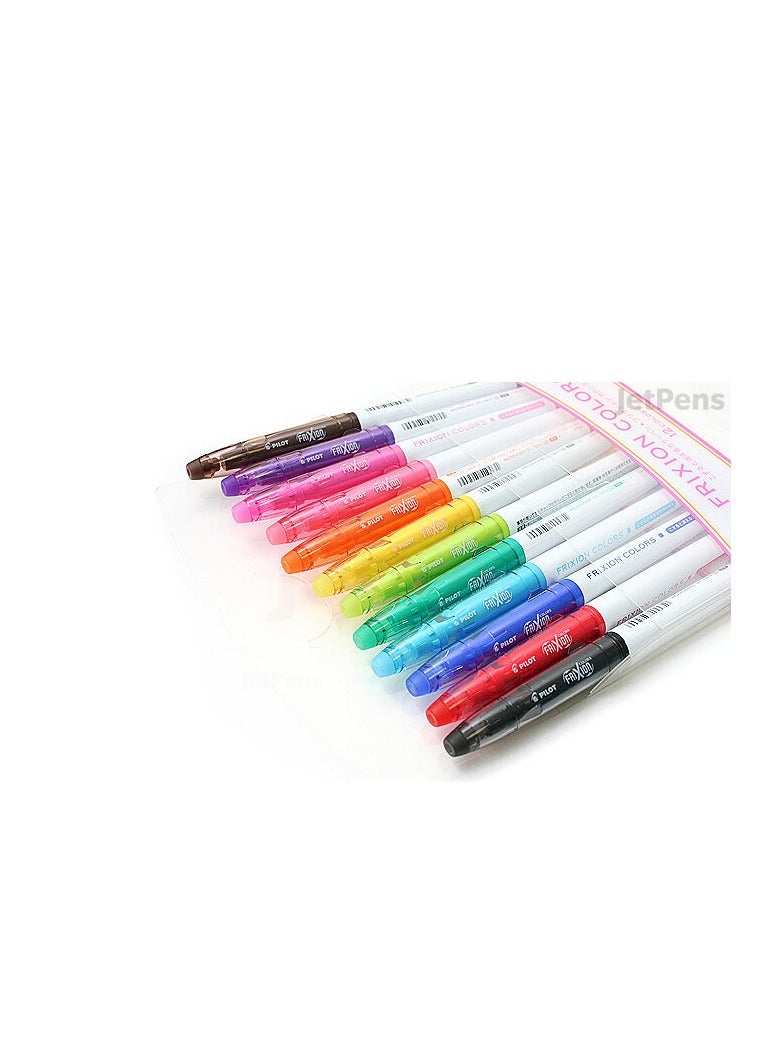 PILOT طقم أقلام فريشون القابلة للمسح 12 قطعة - أقلام فريشون الملونة القابلة للمسح - متنوعة، عبوة من 12… - Image 2