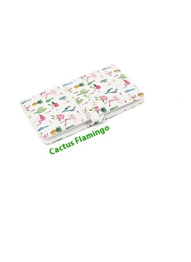 yongsheng 96-Pocket Printed Photo Album， Flamingo Photo Album Cover Picture Storage Album with 96 Pockets Photo Album Book for Photos Engagements Graduations Guestbook Note Taking Cards Family Wedding  - Image 3