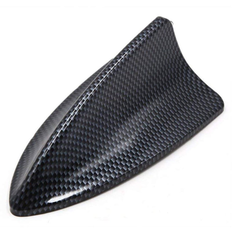 AUTUT ABS Shark Fin Antenna Cover Replacement Car Roof Self-Adhesive Ornament Part (6.1x3.5x2.4 inches) - Image 1