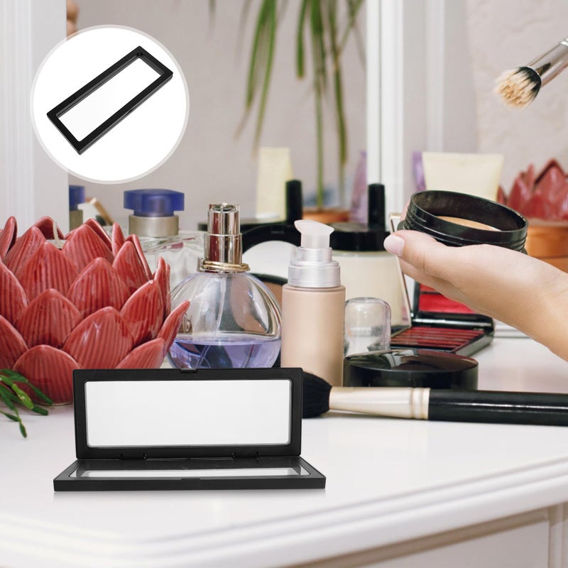 Suspension Box Floating Jewelry Display Stand Plastic Frame Packaging Case for Bracelet Pendant Black 23x9 5x2 5cm - Image 4