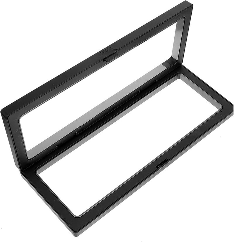 Suspension Box Floating Jewelry Display Stand Plastic Frame Packaging Case for Bracelet Pendant Black 23x9 5x2 5cm - Image 1