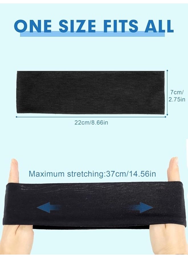 Generic Fashion Headbands For Women Wide Headband Yoga Workout Head Bands Hair Accessories(Turquoise green)  - Image 4