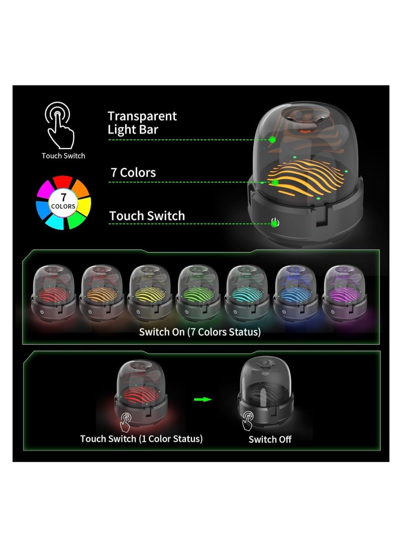 Captaintech 7 Colors LED Switch Joy-Con Charging Station for Nintendo Switch/Switch OLED, Switch Controller Charger Dock Switch Joy-Con Charging Stand with LED Indicator  - Image 4