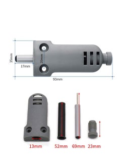 SYOSI SYOSI 4Pcs Cabinet Door Damper, Soft Close Damper for Cabinet Doors Plastic Quiet Bumper Damper Buffers for Furniture Cabinet Wardrobe Drawer  - Image 2
