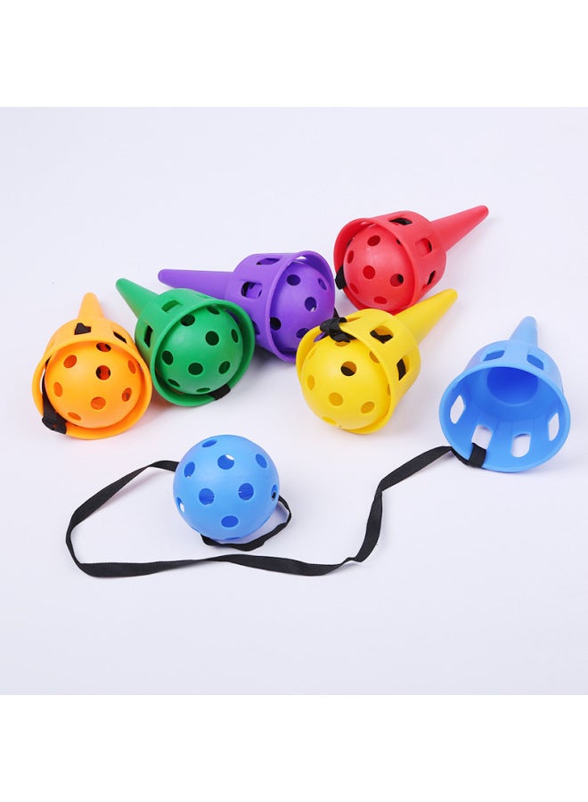 NEW LOVE Children's Throwing And Catching Kindergarten Outdoor Parent-child Sports Fun Soft Toys Sensory Training Equipment Catcher - Image 3