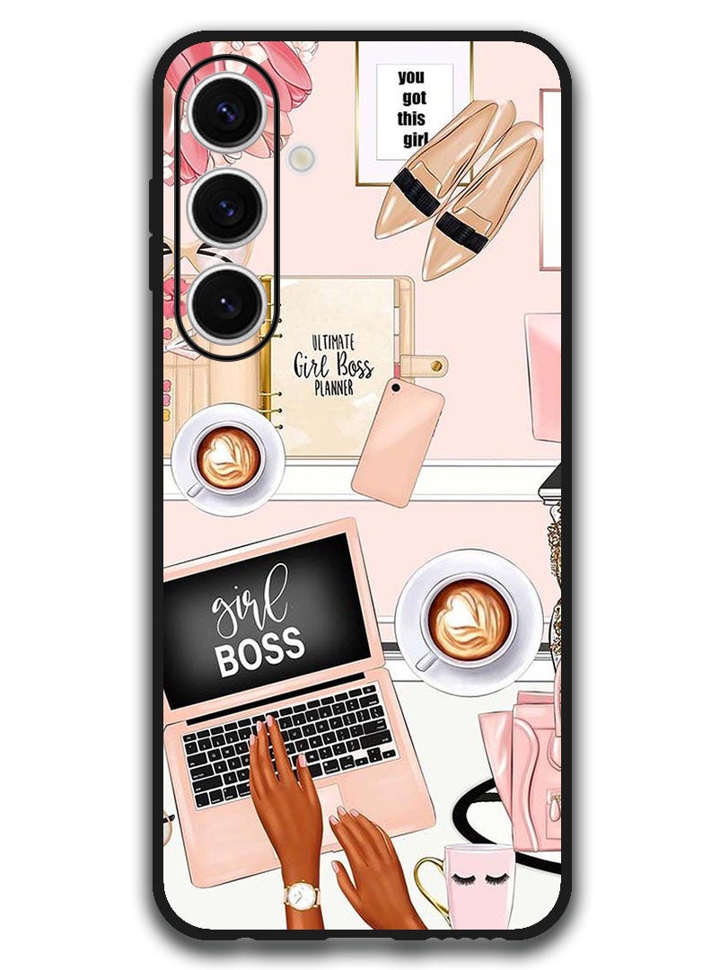 Theodor Protective Case Anti Scratch Shock Proof Bumper Cover For Samsung Galaxy S24 FE Girl Boss Item - Image 1