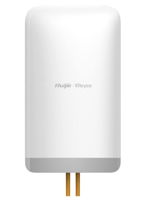 جسر لاسلكي Ruijie Reyee RG-EST350 V2 5GHz ثنائي التدفق 802.11ac | أقصى سرعة 867 ميجابت في الثانية | 2x2 MU-MIMO | هوائي اتجاهي 15 ديسيبل | مدى 5 كيلومترات | مقاوم للطقس IP54 | إقران تلقائي | حماية من الصواعق 4 كيلو فولت | 12 فولت تيار مستمر/24 فولت طاقة عبر إيثرنت سلبية | إدارة EWeb/Cloud/APP | درجة حرارة التشغيل من -30 درجة مئوية إلى 65 درجة مئوية | معتمد من CE وRoHS | RG-EST350 V2